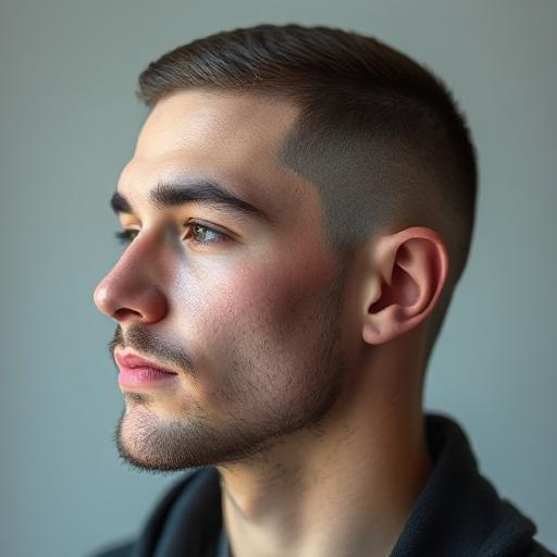 Unflattering jaw-length cut on round face