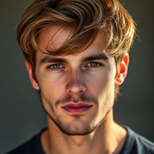 Highlights for round face medium haircut