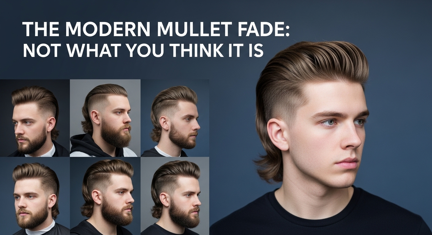 The Modern Mullet Fade: Not What You Think It Is