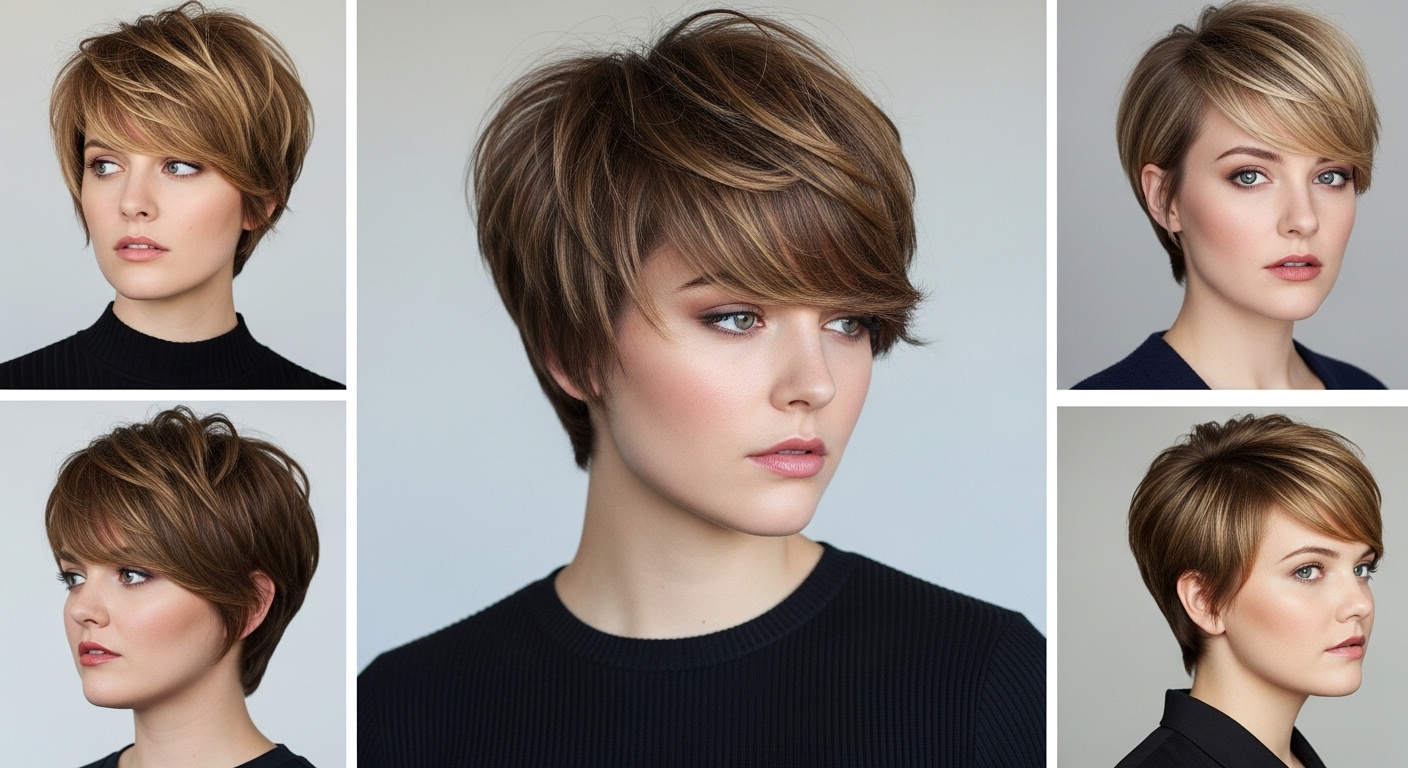 Chubby Face Short Layered Haircuts