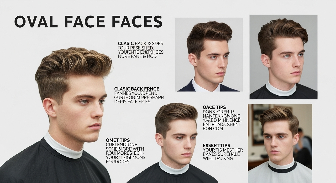 oval face shape hairstyles male