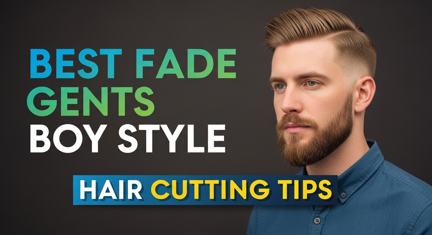 fade gents boy style hair cutting