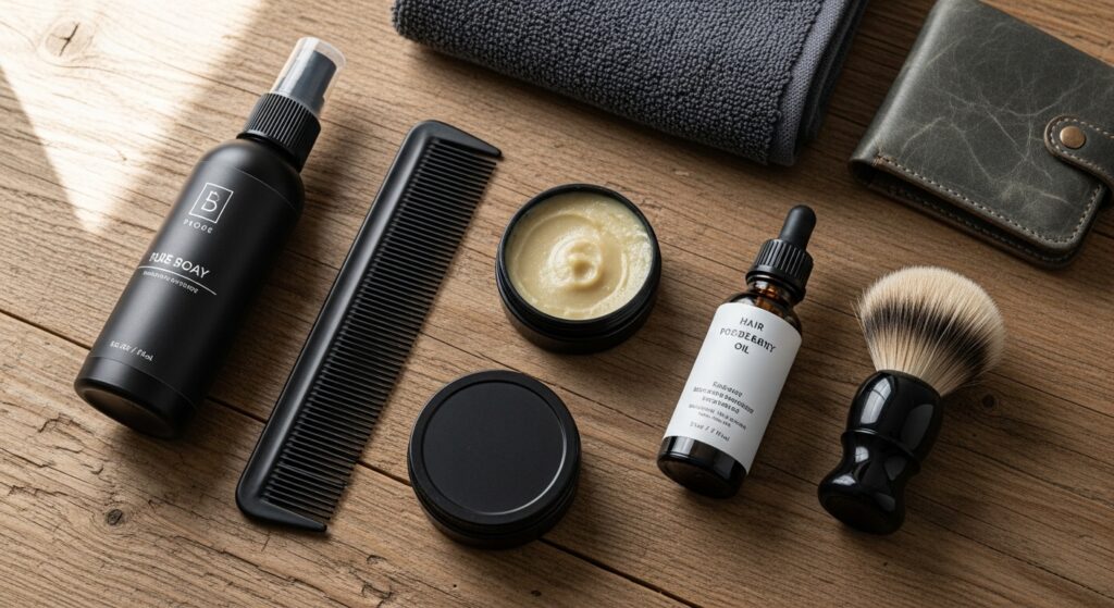 Hair styling products for middle part men hairstyles