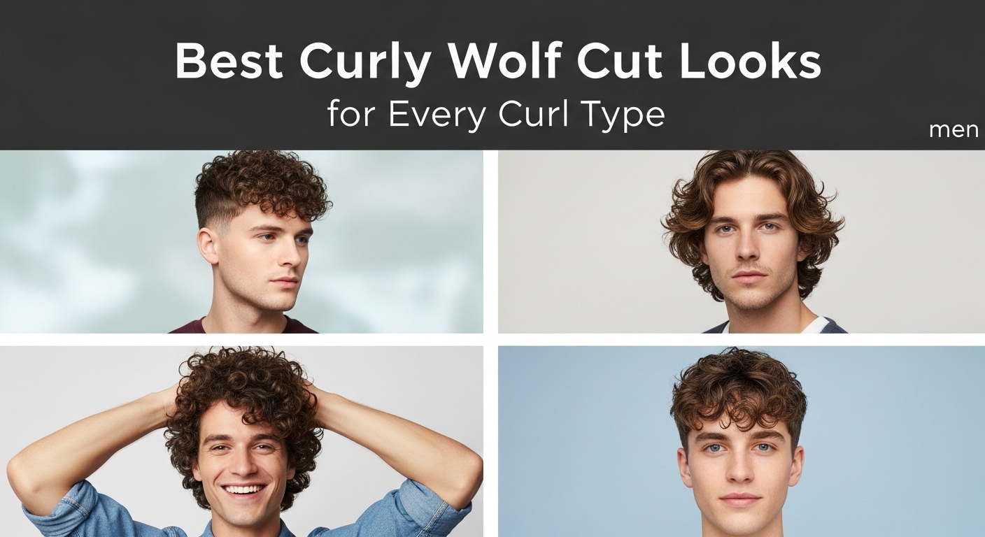Curly Wolf Cut