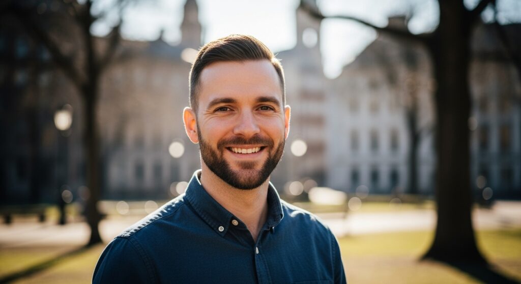 high and tight haircut paired with beard
