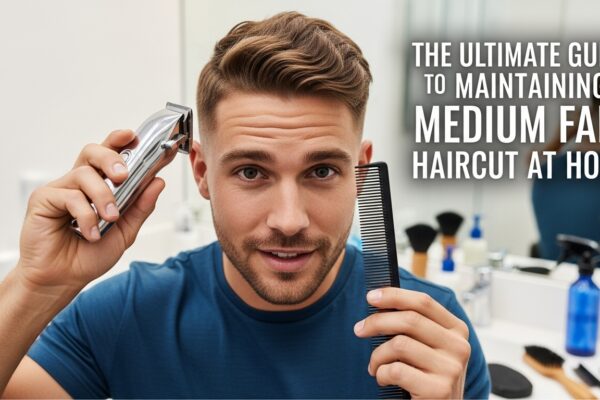 medium fade haircut