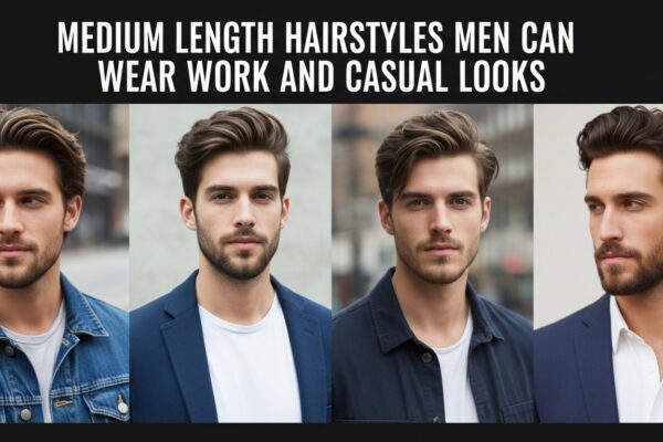 medium length hairstyles men