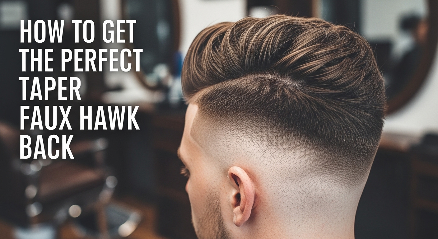 taper faux hawk back